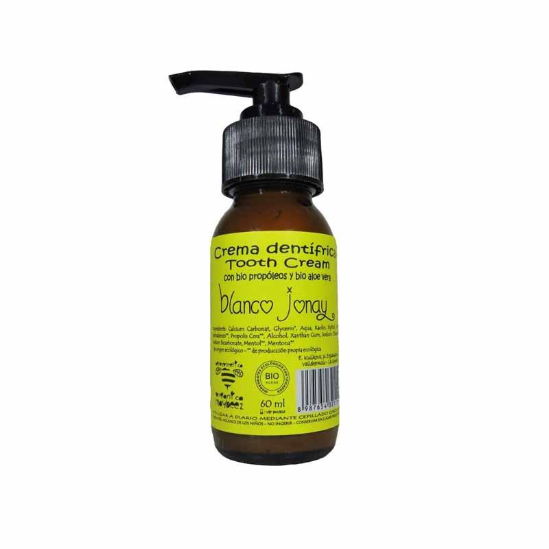 Crema Dentífrica Natural con dispensador Blanco Jonay .