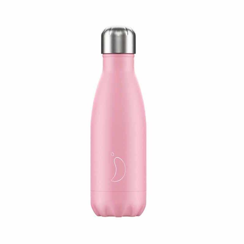 Botella de Acero Térmica Rosa Pastel 