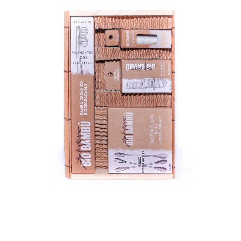 Caja Regalo; Cepillo Dientes, Hilo Dental, Recambios y Bastoncillos