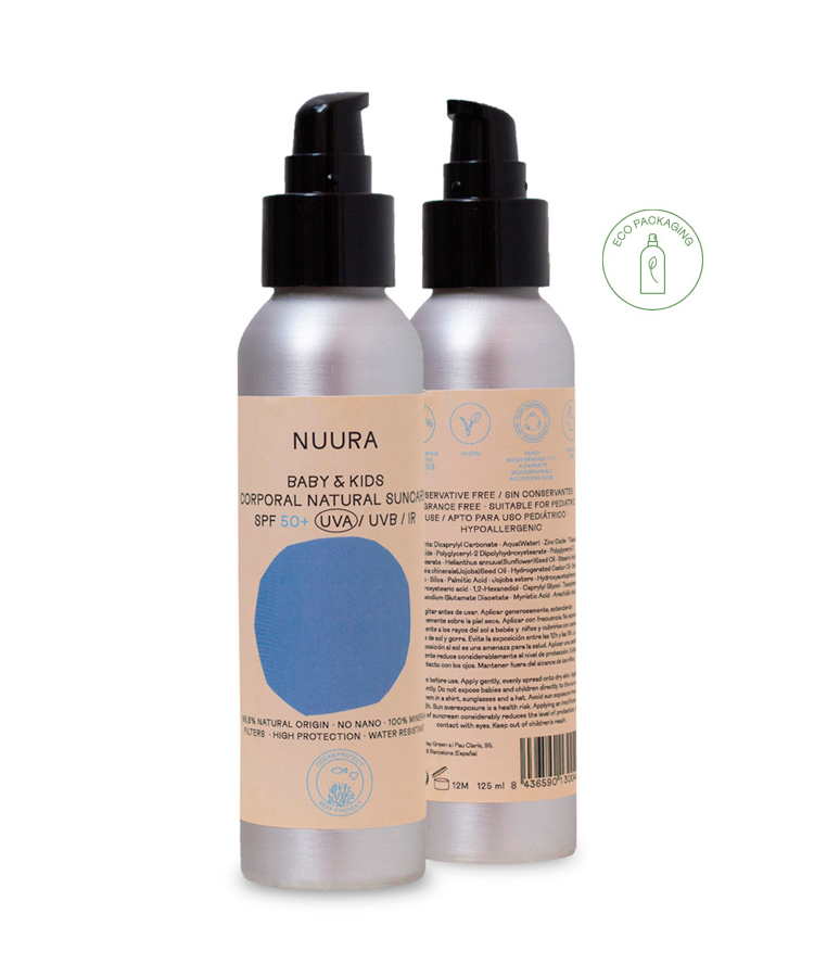 Crema Solar Fluida Natural Pediátrica SPF50