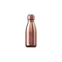 Botella De Acero Térmica Cromado Oro Rosa 