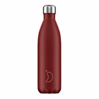 Botella de Acero Térmica Roja Mate