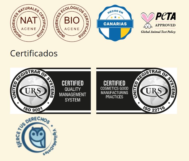 Certificación ecologica acene certificados maybeez