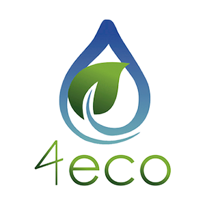 logo marca 4eco detergentes a granel y productos de limpieza