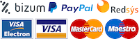 Logos paypal visa mastercard maestro redsys footer
